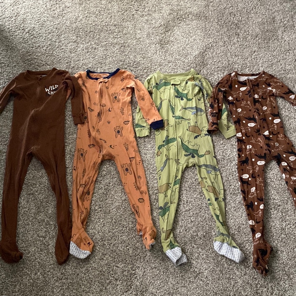 4t footed sleepers pajamas